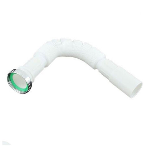 Trade Shop - Canotto Tubo Scarico Flessibile Estensibile Con Testa Metallo 1" 1/2 40 Mm 59951 - (1/3)