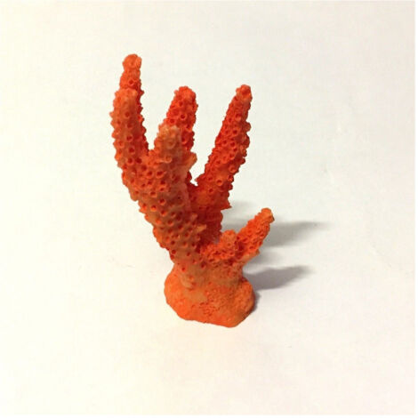 Trade Shop - Corallo Finto In Resina 7cm Orange Artificiale Per Decorazioni Acquario Addobbi - (1/4)