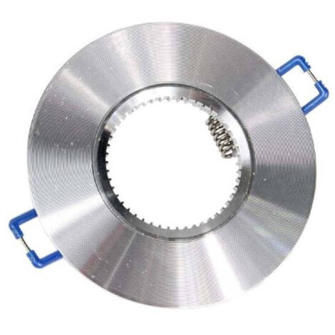 Trade Shop - Porta Faretto Da Incasso Tondo Supporto Per Faretti Luci Portafaretto Rotondo P7 -      Grey (1/2)