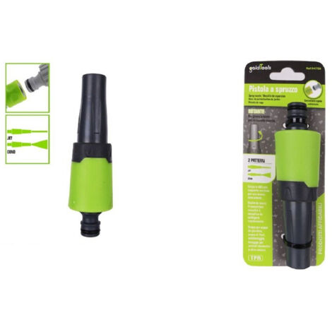 Trade Shop - Lancia Pistola Spruzzo Per Irrigazione Giardino Con Innesto Rapido 2 Getti 94758 - (1/3)