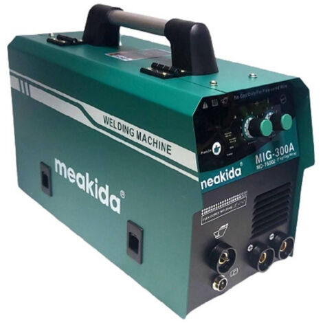 Trade Shop - Máquina De Soldadura Multifunción Mig / Mma Cable Continuo Sin Gas + Electrodo 1-5 Kg 300a -