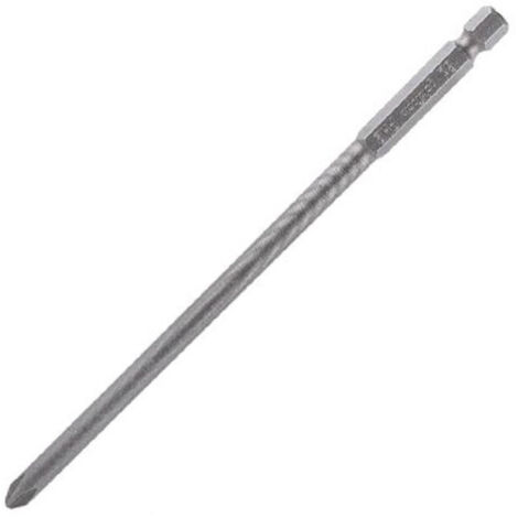 Trade Shop - Kit 2pezzi Di Bits Da 150mm Gambo 1/4" 6.35mm S2 Magnetica Croce Testa Ph2 57248 - (1/3)