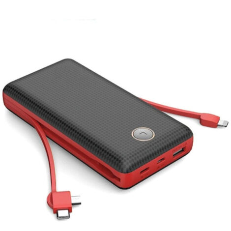 Trade Shop - Power Bank Portátil Q-t70 3en1 20000mah Batería Móvil Carga Rápida Luz Led - (1/3)