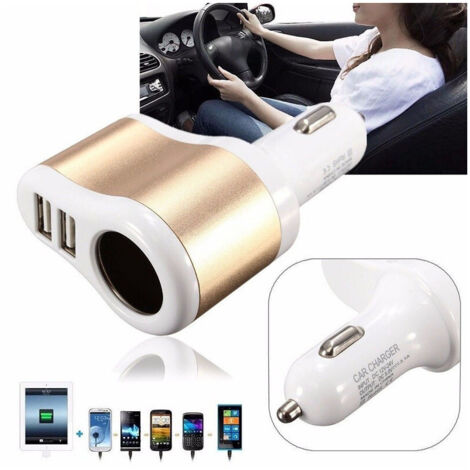 Trade Shop - Caricabatteria Carica Batteria Usb Auto Camper 12v 24v Para Smarthphone - (1/3)