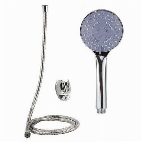 Trade Shop - Kit Bagno Doccetta Doccino Soffione Doccia Multigetto Laccio 1,8 Mt Staffa 69055 - (1/2)