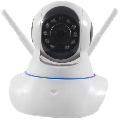 Trade Shop - Cámara Ip Motorizada Onvif Wi-fi Ir Led 2 Antenas Con Sensor De Movimiento -