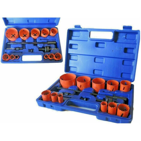 Trade Shop - Frese A Tazza Seghe Bi Metal Fresa Da Trapano Per Ferro Legno Alluminio 15pz - (1/4)