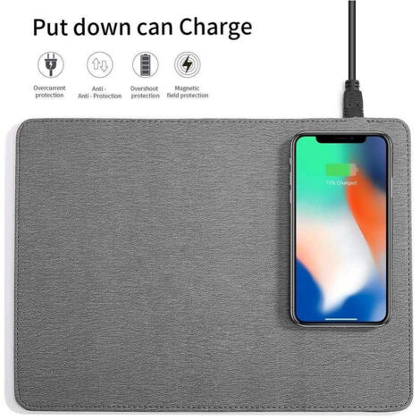 Caricabatterie Wireless Magic Array 20W Rosa Sakura – Effetto Luce LED, Ricarica Rapida Per Smartphone, Tablet E Cuffie