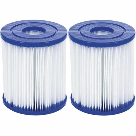 Trade Shop - Juego De 2 Filtros De Cartucho I Para Bombas De 1.249 Lt/h Recambio Piscina 58093 - (1/5)