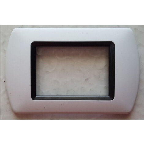 Trade Shop - Abs Placchette Compatibili For Living International Serie De Placca -      White Opaque
