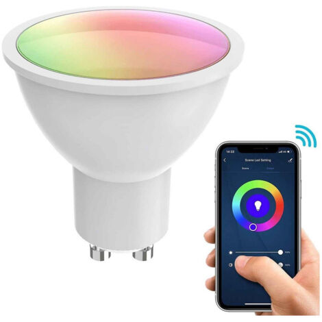 Faretto Incasso IP65 SMART Wifi 5W GU10 LED RGBW RGB RGBCCT Dimmerabile Cromoter