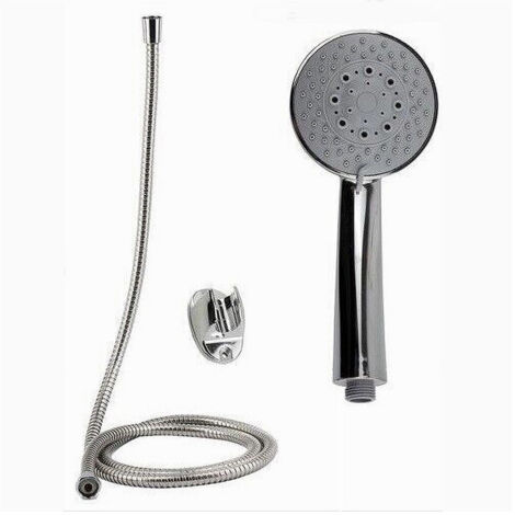 Trade Shop - Kit Doccetta Multigetto Doccino Soffione Doccia Laccio 1,8mt Staffa Bagno 69053 - (1/2)