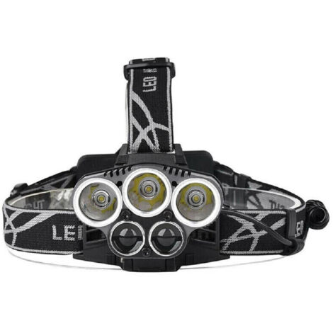 Trade Shop - Frontal Torcia 5 Led Recaricabile 6 Modelos De Excursiones Fish - (1/3)