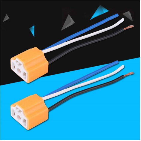 Presa Adattatore Attacco Femmina 2 Pezzi H4 HB2 9003 Kit Conversione