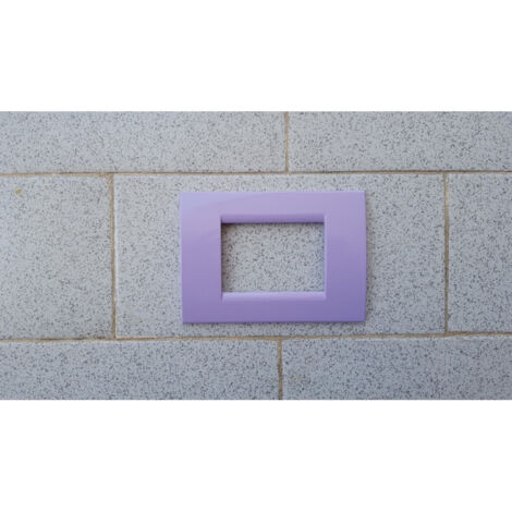 Trade Shop - Placca Placche Placchete Compatibili Living Light In Abs 3 4 7 Posti Colorate -      Lille
