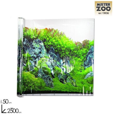 Trade Shop - 50 X 2500 Cm Papel Decorativo Acuario Papel Pintado Acuario - (1/2)