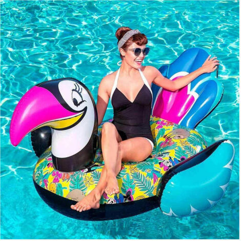 Trade Shop - Tucano Minnie Gonfiabile Gigante Isola Materassino Mare Piscina 180 X 150 X 89 Cm - (1/5)