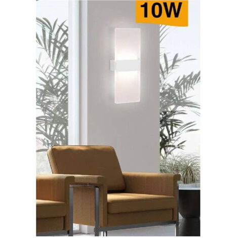Trade Shop - Applique Led Rettangolare 10w Parete Doppia Emissione 3 Colorazioni Luce E37-b3c - (1/5)
