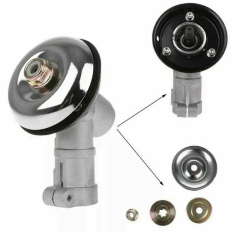 Trade Shop - Pareja De Engranajes Cónicos Cabezal Desbrozadora Universal 9 Dientes Tubo 26mm Recambio 0527 - (1/5)