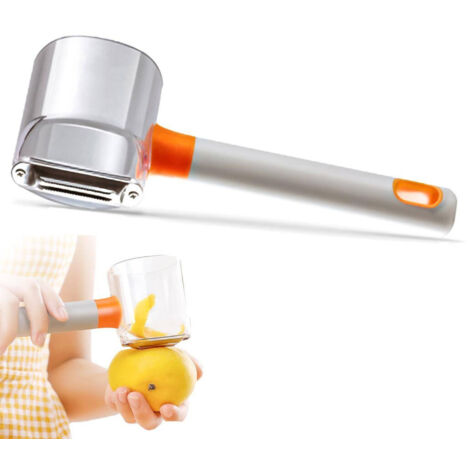 Trade Shop - Pelapatate Pela Frutta Ortaggi Con Lama E Contenitore Accessorio Da Cucina - (1/5)