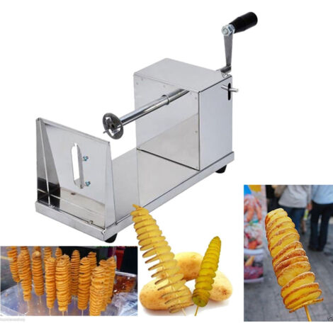 Trade Shop - Cortador De Patatas En Espiral De Acero Inoxidable Profesional - (1/5)