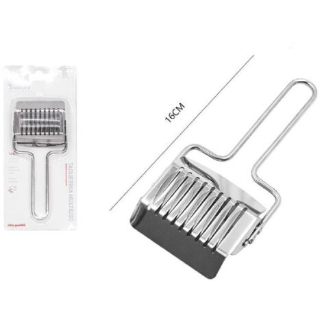 Trade Shop - Tagliapasta Taglierina Multiuso In Acciaio Inox Rullo Utensile Cucina 16cm 50458 - (1/2)