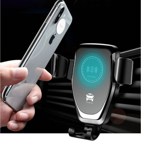 Trade Shop - Supporto Magnetico Caricabatteria Wireless Auto Porta Cellulare Universale - (1/5)