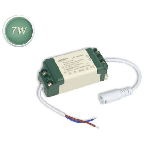 Trade Shop - Conductor De La Fuente De Alimentación Led Del Transformador 3 7 12 18 24 W Faro Actual Estabilizado -   -7 Vatios    -