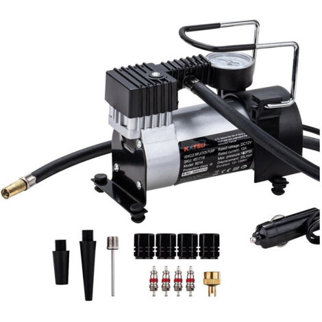 Trade Shop - Compressore Portatile Pompa 12v Dc 14 A 150 Psi Per Pneumatici Auto Furgoni 4x4 -