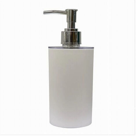 Trade Shop - Dispenser Porta Sapone Liquido Colore Bianco Accessorio Per Arredo Bagno 79185 - (1/3)