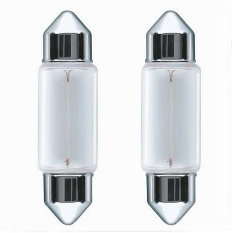Trade Shop - Lampadine Di Posizione Sv8.5 Maxtech L-p065 12v/44mm 5 Watt 2700k Ultra Luminose - (1/3)
