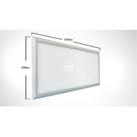 Trade Shop - Panel Luminoso Led 60x30 Cm 20w Plafón Empotrable Luz Fría Cálida - (1/3)