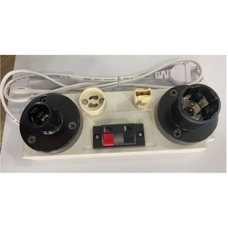 Trade Shop - Tester Da Banco Prova Test Per Luci Lampada Lampadine Faretto 220v Sd-01 - (1/2)