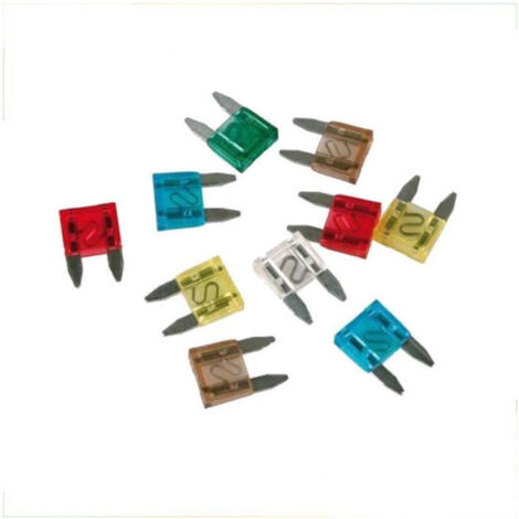 Kit 10 Fusibili Mini Lamellari Lama Auto Moto Scooter Fusibile Lamellare BXS002 - Foto 4