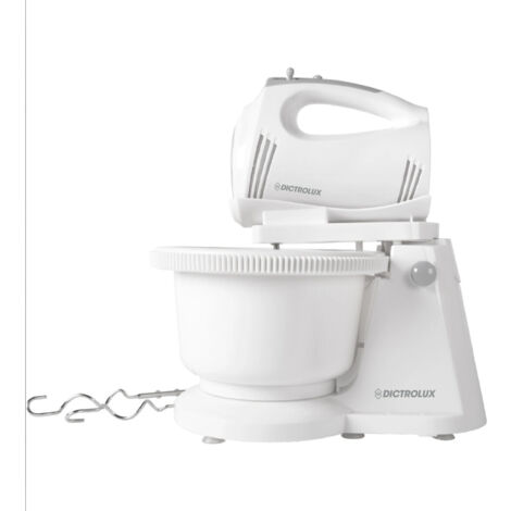 Trade Shop - Sbattitore 2 Fruste Con Ciotola Rotante Ganci Impastatrice 300w 5 Velocità+turbo - (1/2)