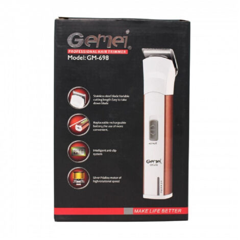Trade Shop - Tagliacapelli Tagliabarba Professionale Elettrico A Batteria Ricaricabile Gm-698 - (1/5)
