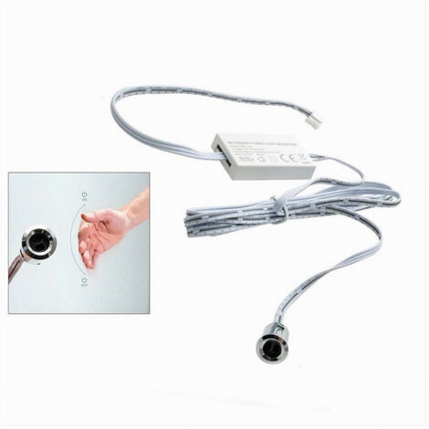 Trade Shop - Sensore Interruttore Movimento Per Luci Strip Led Pulsante Mobili 12/24v Sen-ma - (1/5)