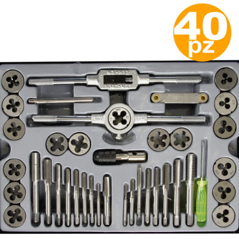 Trade Shop - Kit Filiera 40 Pz Profession Maschi Y Femmine Kit Filiere 40 Pz En Valigia - (1/2)