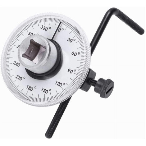 Trade Shop - Chiave Dinamometrica Regolabile A 360° Gradi Attacco Da 1/2" Manometro Angolare - (1/5)