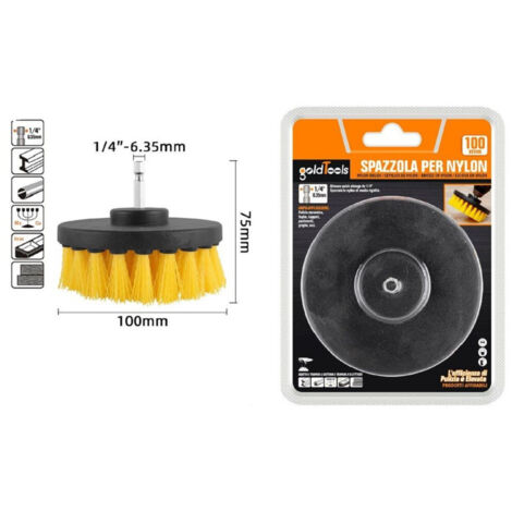 AntDau71 - Spazzola Elettrica Rotante Senza Fili Pulizia Casa, Bagno, Persiane, Serrande, Cucina, Piastrelle. Ricaricabile con 3 Spazzole 300 giri al minuto - CW778