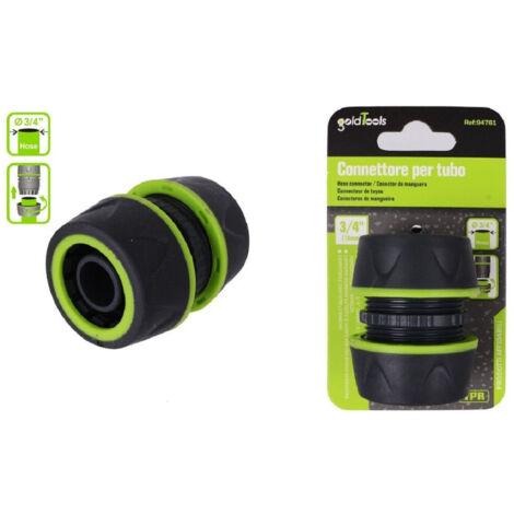 Trade Shop - Connettore Giunzione Tubi Da 3/4" Innesto Riparatore Con Inserti In Gomma 94761 - (1/3)