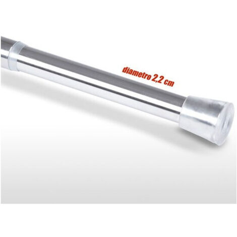 Barra Appendini Telescopica Per Auto Greeily – Acciaio Inox, Regolabile 83,8-137,2 Cm, Portata 22,7 Kg – Perfetta Per Viaggi E Traslochi
