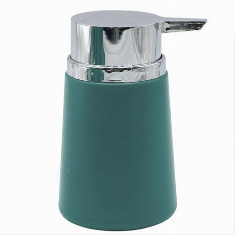Trade Shop - Dispenser Porta Sapone Liquido Accessori Arredo Da Bagno Verde In Plastica 69982 - (1/2)