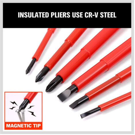 SCS14P Set Di Cacciaviti Da 14 Pezzi, Set Di Cacciaviti Da 14 Pezzi Con 4 Tipi Diversi, 4