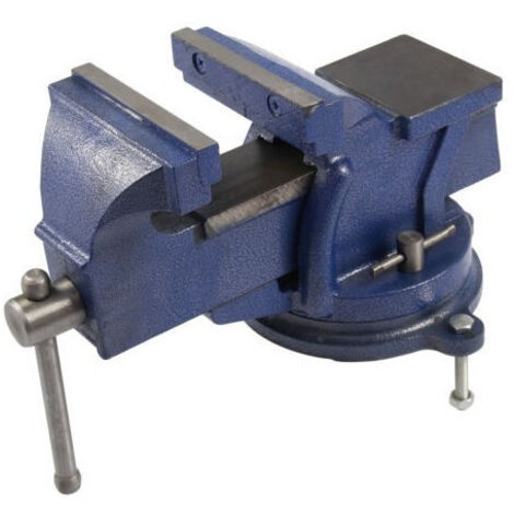 VidaXL Morsa Per Banchi Da Lavoro In Ghisa - Girevole 360° - Apertura Ganasce 160 Mm - Per Foratura, Saldatura, Fresatura