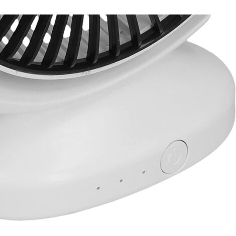 Ventilatore, mini ventilatore da tavolo con ricarica USB, tre velocità