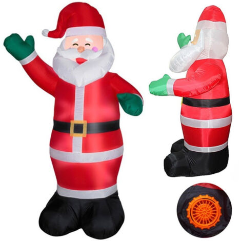 Trade Shop - Santa Claus Hinchable Con Bomba De Aire Integrada 90x60x40cm - (1/4)