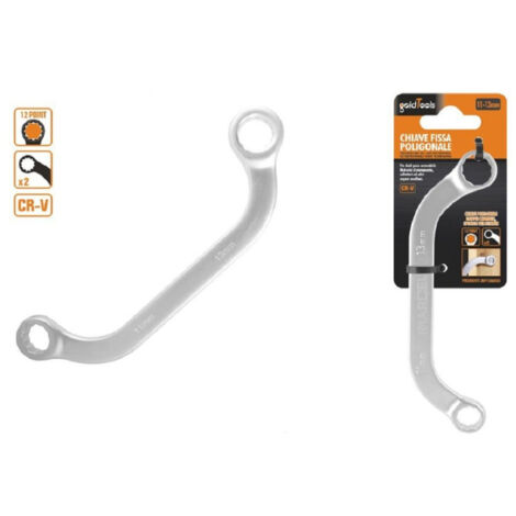 Trade Shop - Juego De Llaves De Anillo Doble Au 11-13mm Cromo Vanadio 97692 - (1/2)