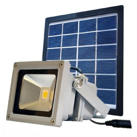 Trade Shop - Faro Led Con Pannel Solar Para Luz Externa Con Batteria Integraada 2w -