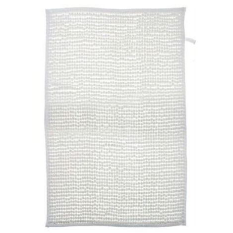 Trade Shop - Tappeto Tappetino Antiscivolo Per Arredo Bagno 45 X 70 Cm Colore Bianco 79915 - (1/3)